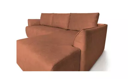 Ъглов диван Мини Далас Wolf 1407 десен