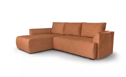 Ъглов диван Мини Далас Wolf 1407 ляв