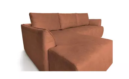 Ъглов диван Мини Далас Wolf 1407 ляв