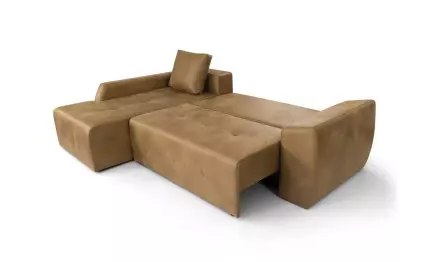 Ъглов диван Мини Лагуна Polo 3 Moca ляв