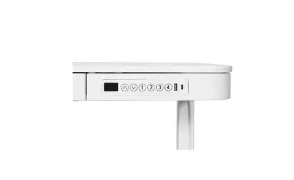 Ергономично бюро Carmen CR-118 E бял