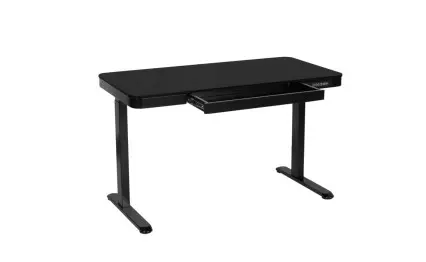 Ергономично бюро Carmen CR-118 E 150 см черен