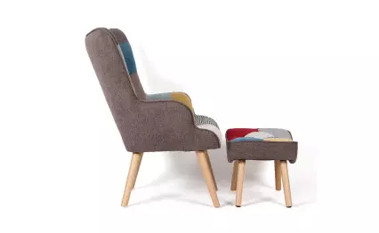 Фотьойл Frank с табуретка