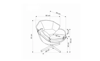 Фотьойл Guido сив