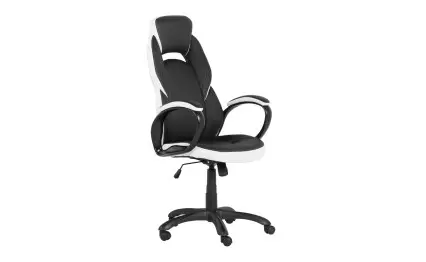 Геймърски стол Carmen 7511 черен/бял
