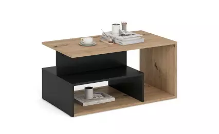 Холна маса Iva дъб артисан/черен