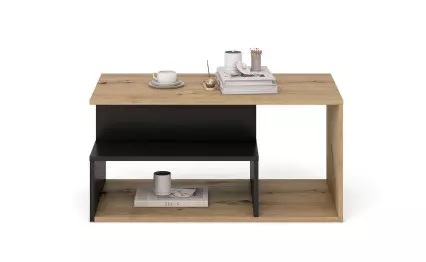 Холна маса Iva дъб артисан/черен