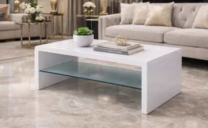 Холна маса Madi бял лак