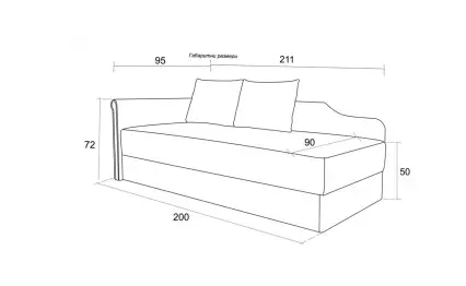 Канапе Тара Soft 31 Melva 70