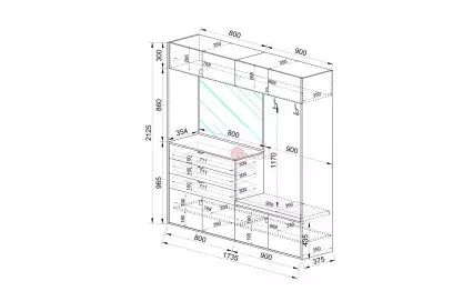 Портманто Сити 4094