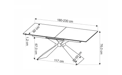 Трапезна маса Luciano