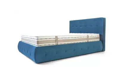 Тапицирано легло Дивна Maserati 09 Blue