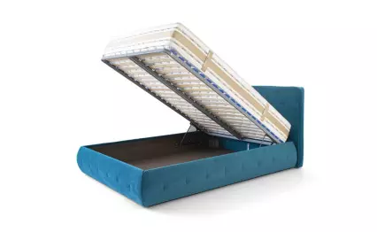 Тапицирано легло Дивна Maserati 09 Blue