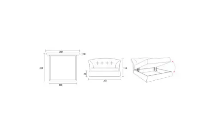 Тапицирано легло Жасмин Soft 31
