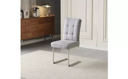 Трапезен стол K372 светлосив
