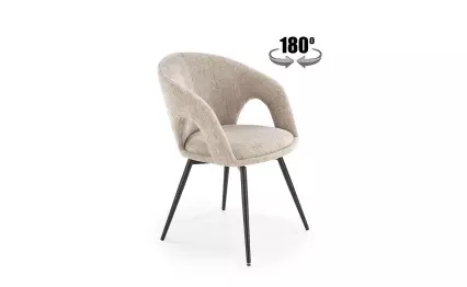 Трапезен стол K550 бежов