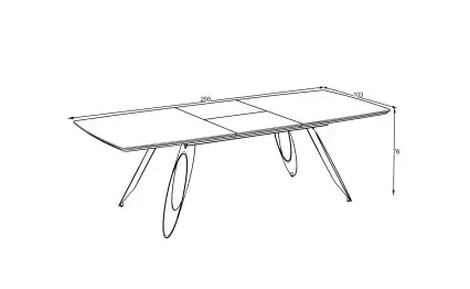 Трапезна маса Merkur