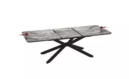 Трапезна маса Mona черен мрамор