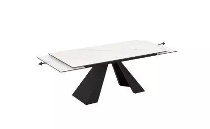 Трапезна маса Monza бял мрамор