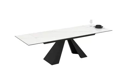 Трапезна маса Monza бял мрамор