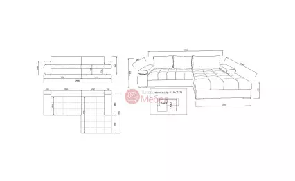 Ъглов диван Стиле